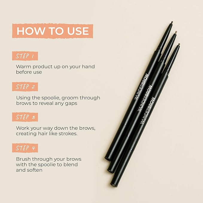 WUNDERBROW Micro-Sculpt Refillable Brow Pencil (Brunette)
