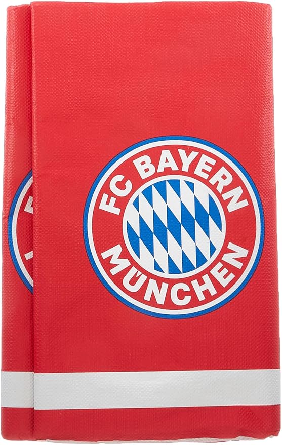 amscan 9906511 FC Bayern Munich Cloth 120 x 180 cm Blue/White/Red Paper Perfect for Fan or Football Party Table Decoration/Record Master Logo
