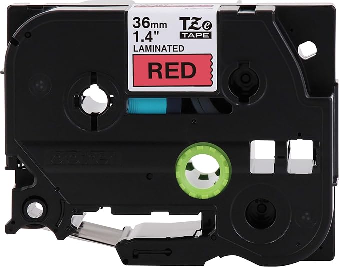 Brother Tape, Retail Packaging, 1 Inch, Black on Red (TZe451) (Pack of 1)