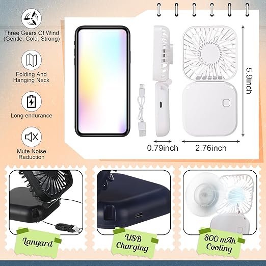42 Pcs Back to School Supplies Kits with Backpacks Fans Water Bottle Notebooks Pens, Backpacks Stationery Bulk for Elementary Middle High School Students