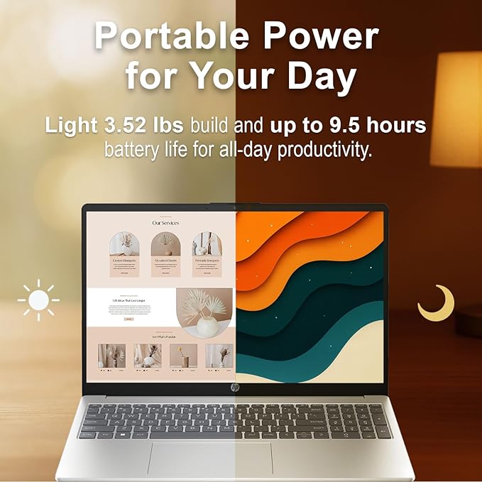HP 15.6" FHD 1080p IPS Display Laptop | Intel i7-1255U 10-Core Processor | 64GB DDR4 RAM | 4TB PCIe SSD | Win 11 | WiFi 6 | 720P Camera with Privacy Camera Shutter | Thin Notebook for Work & Study