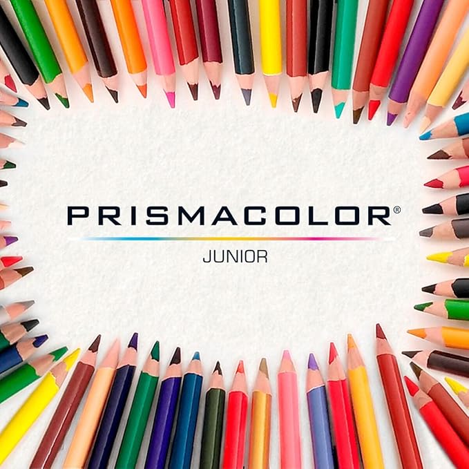 Prismacolor Colored Pencils Set, Assorted Colors, Pack of 24, Junior 4.0mm…