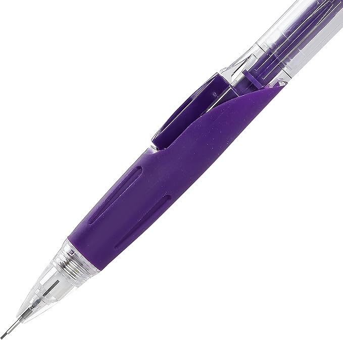 Pentel Twist-Erase Click Mechanical Pencil, (0.5mm), Assorted Barrels, 2 Eraser Refills and Lead, Color May Vary, Pack of 2 (PD275TLEBP2)