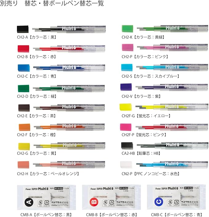 Pentel Multi 8 Lead Holder - 2 mm