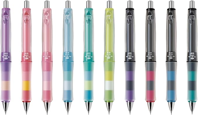 Pilot Dr. Grip Play Border Shaker Mechanical Pencil 0.5 mm, Black/Blue (HDGCL-50R-PBL)