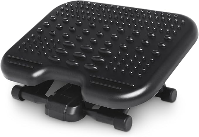 Kensington SoleMassager Rocking Footrest (K56155US),Grey