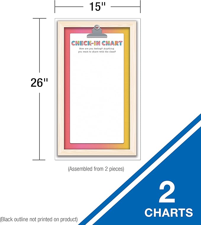 Carson Dellosa Creatively Inspired 106PC Calming Corner and Growth Mindset Bulletin Board Set, Class Goals, Feelings Chart, Boho Classroom Decor, Calm Down Social Emotional Learning Teacher Supplies