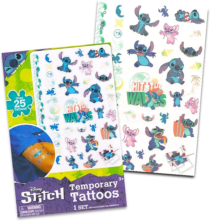 Disney Mini Lilo and Stitch Posters Bundle ~ 20 Pack Mini Lilo and Stitch Party Decor Posters (4" x 6"), Stickers, More | Lilo and Stitch Decorations for Kids Room