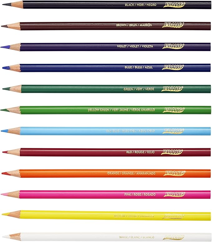 Prang Colored Pencils Classroom Pack, Assorted Colors, 3.3 mm Core, 288 Count