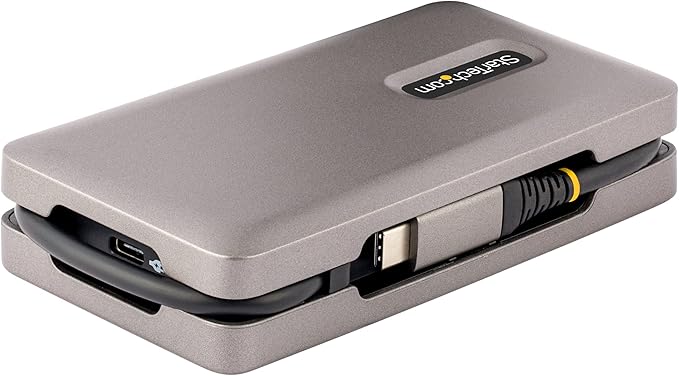 StarTech.com USB-C Docking Station for MacBook Pro M1 M2 M3 M4 and Windows, 4K 60Hz HDMI, HDR, USB 10Gbps Hub, 100W Laptop Charging, GbE, 1ft/30cm Cable