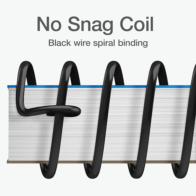 Oxford 1 Subject Spiral Notebook, Notebook for School, Plastic Covers, Back to School Supplies, College Ruled, 100 Sheets, 5 Pack, Assorted Primary Colors: Black, Blue, Red, Green and Yellow (1009289)