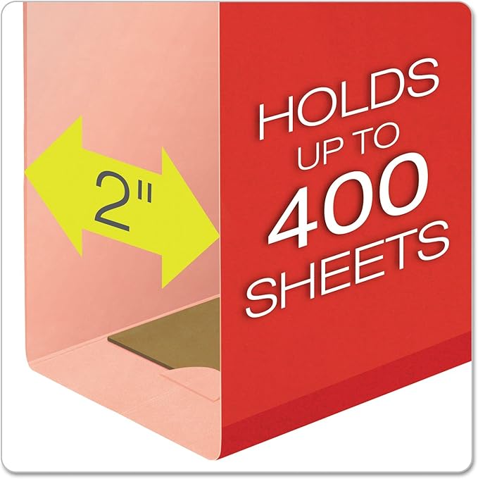 Pendaflex SureHook Extra Capacity Reinforced Hanging Folders, Letter Size, Assorted Colors, Total of 20 Folders per Box (6152X2 ASST)