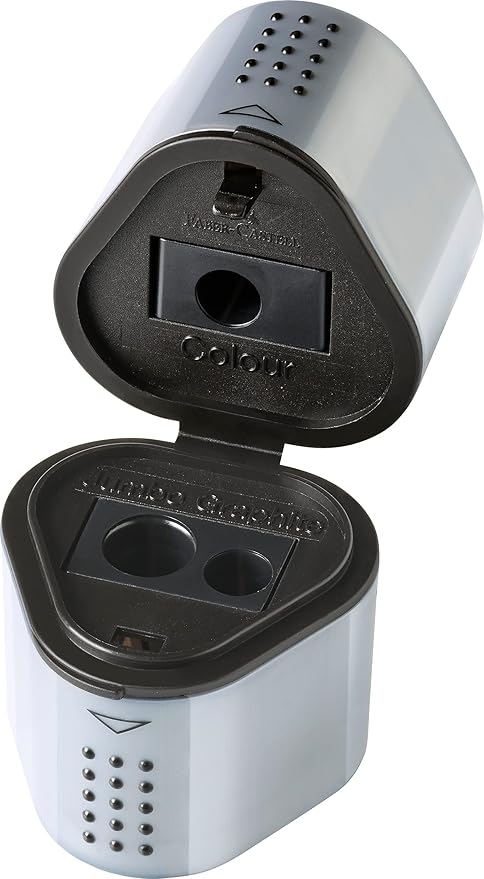 Faber-Catell Trio Sharpener Box Grip 2001 Silver