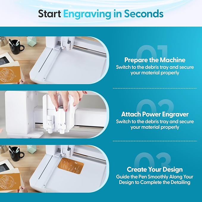 Silhouette Power Engraver Electric Engraving Pen for Curio 2