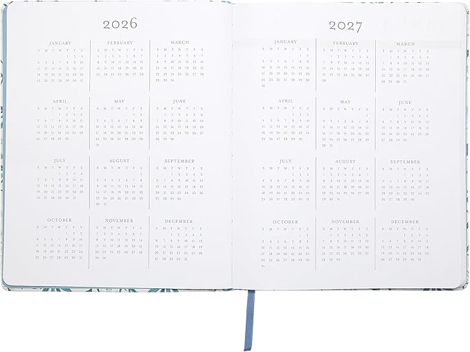 Laura Ashley 2026 Planner - Weekly and Monthly Planner - 8x10 and 6x8 Planning Notebook and Calendar Agenda, Size 8X10, Blue Parterre
