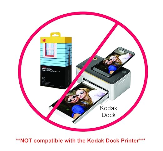 KODAK Picture Paper Vivid 4"x6", 100 count, 66lb-230g/m2 weight, 11.9 mil thickness, Vivid color picture paper- THIS PRODUCT IS NOT COMPATIBLE WITH THE KODAK DOCK PRINTER"