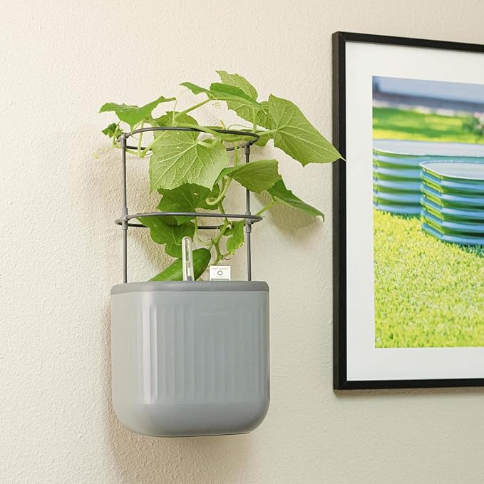 Vego garden Planter Box Brackets for Herb & Mini Planters, Adjustable Window Box Brackets, Wall Mount Flower Box Bracket, Heavy Duty Planter Shelving for Patio Garden Fence Railing Balcony, 2 Pack