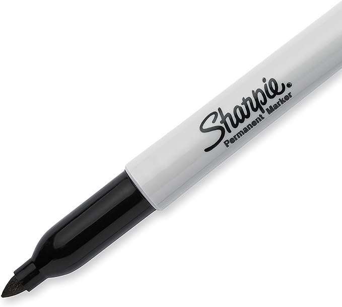 Sharpie Extreme Permanent Markers Fine Point Black 4 Count