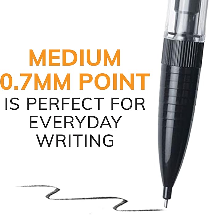 BIC Xtra-Smooth Mechanical Pencils with Erasers, Medium Point (0.7mm), 12-Count Pack, Bulk Mechanical Pencils for School or Office Supplies