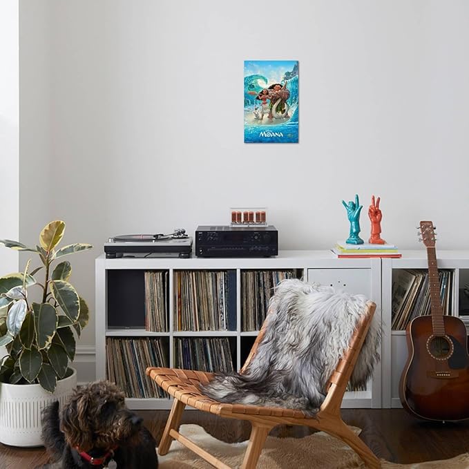 Disney Moana - Ocean Floor Wall Poster, 19L" x 13W", Premium Unframed Version