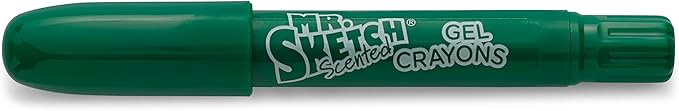 Mr. Sketch 1951332 1951332 Scented Twistable Gel Crayons, Assorted Colors, Pack Of 6, Multicolor, 6-Count