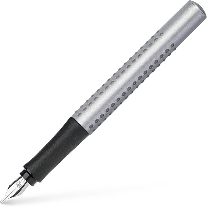 Faber-Castell Grip 2011 Calligraphy Pen Gift Set - Silver