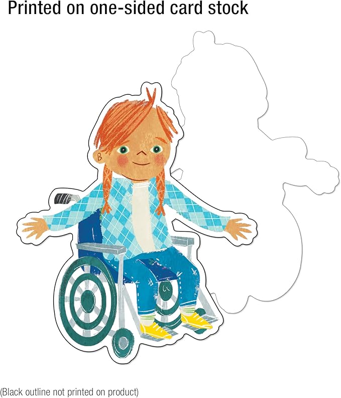 Carson Dellosa 36-Piece All are Welcome Children's Book Cutouts, Diverse Students and Kids Accents for Back to School, Bulletin Board, and Classroom Decor