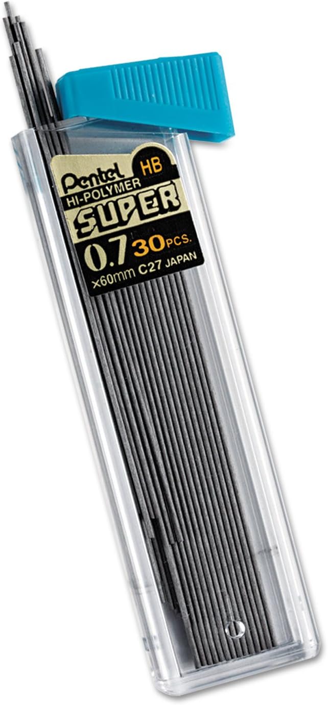 Pentel Super Hi-Polymer Leads (PENC27HB)