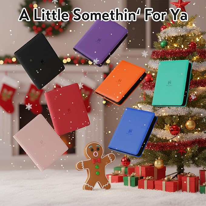 Trading Card Binder, Premium 9 Pocket 540 Double Sided Pocket Collection Binder, Card Album for TCG Card Holder for Game Card, Sports Card, Yugioh, MTG etc(Pink)