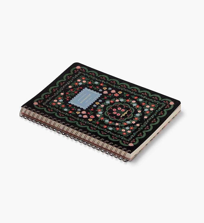 RIFLE PAPER CO. Rosette Spiral Notebook