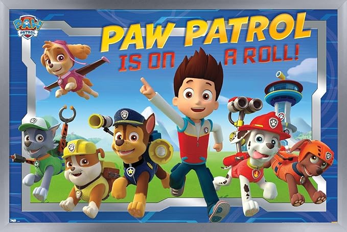 Trends International Paw Patrol-Crew Wall Poster, 24.25" x 35.75", Multicolor