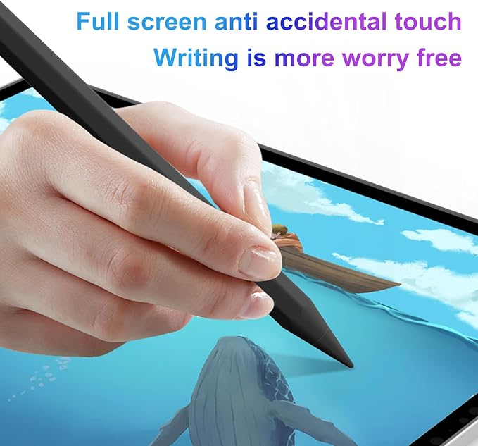 Stylus Pen for iPad 6th-11th Generation,Fast Charge Apple iPad Stylus Pencil with Palm Rejection,Compatible with 2018-2025 i Pad 6/7/8/9/10 Gen, Pro 13"/12.9"/11"/M4, Air 3/4/5/M2, Mini 5/6