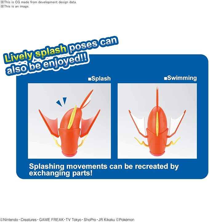Bandai Hobby - Pokémon - 01 Magikarp, Bandai Spirits Pokémon Big Model Kit