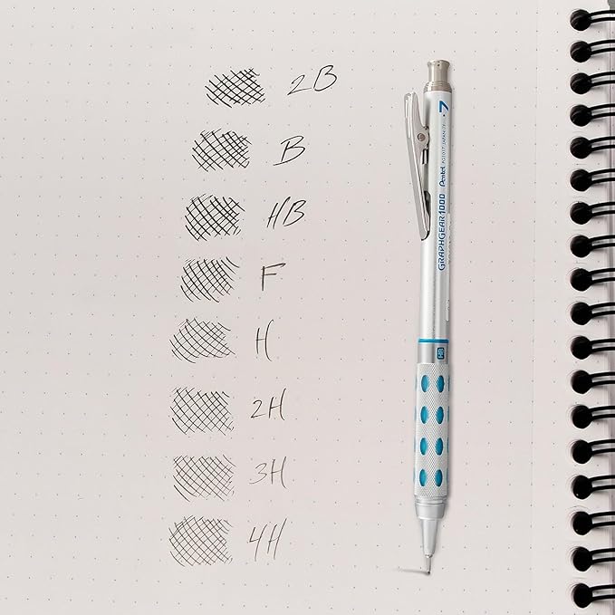 Pentel Super Hi-Polymer Lead Refill, (0.7mm) Medium, 2H, 144 Pieces of Lead, 12 Tubes of Lead (50-2H)