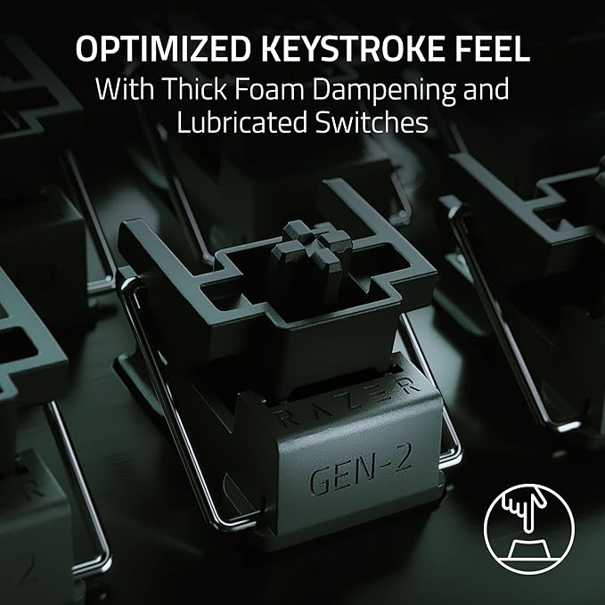 Razer Huntsman V3 Pro TKL 8KHz Esports Gaming Keyboard: Analog Optical Switches Gen 2-8000 Hz Polling Snap Tap - Rapid Trigger - Adjustable Actuation - Media Controls - Niko Edition