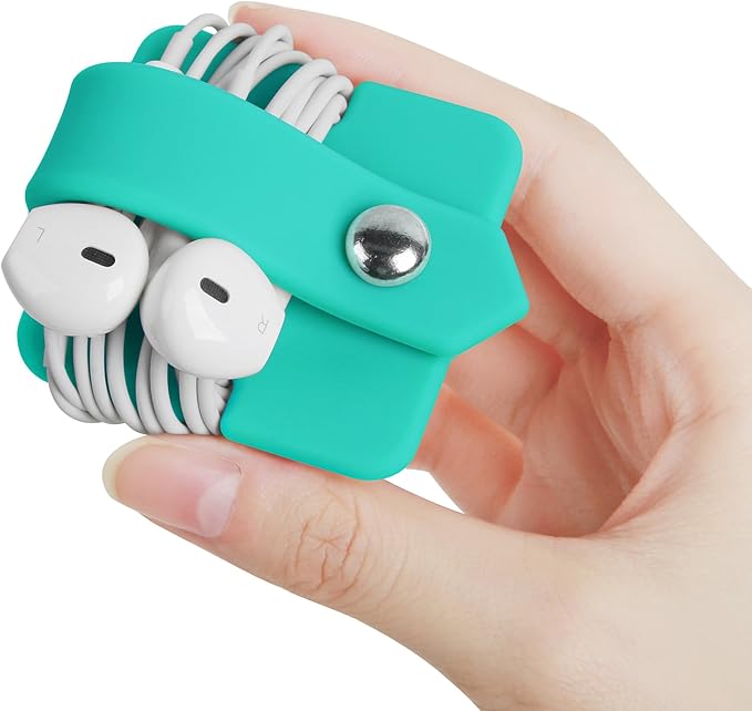 Cord Organizer Earbuds Holder Earphone Wrap Earphones Organizer Headset Headphone Earphone Wrap Winder Cord Manager Cable Winder Set of 3