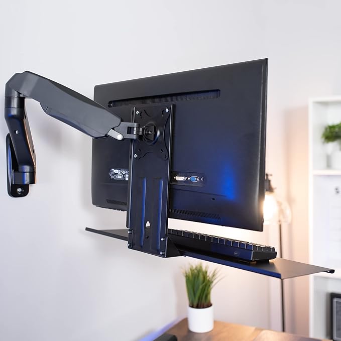 VIVO Computer Keyboard and Mouse Platform Tray VESA Mount Attachment 25.5 x 8 inch Surface (MOUNT-KB03)