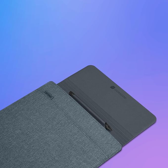 Lenovo Slim Laptop Sleeve 14 Inch Notebook/Tablet - Compatible with MacBook Air/Pro - Eco-Friendly Lightweight Case with Accessory Pocket & Magnetic Closure - Teal
