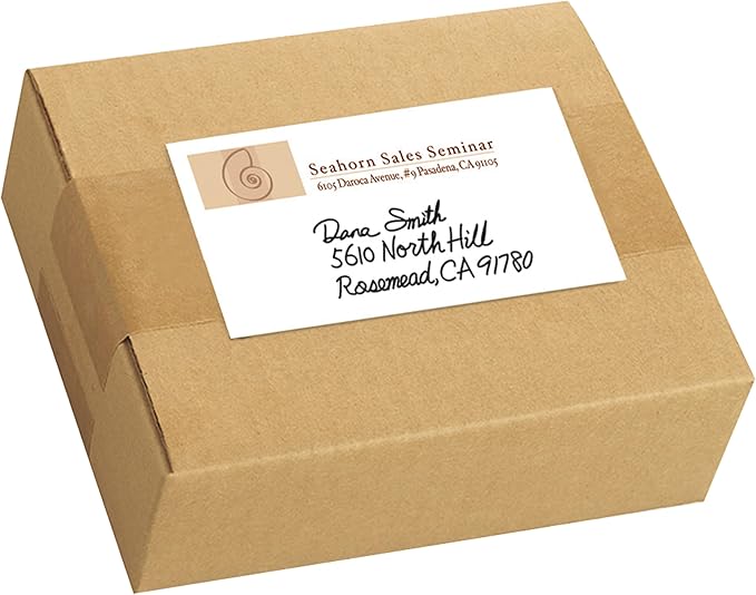 Avery Printable All-Purpose Removable Labels, 2" x 4" White, Write or Print, Great for Organization Projects, 100 Customizable Blank Labels (5444)