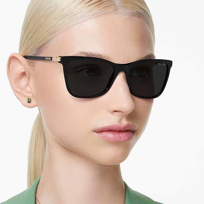 Swarovski womens Sk6004 Rectangular Sunglasses