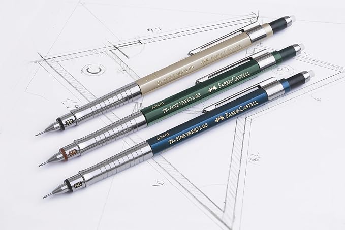 Faber-Castell Mechanical Pencil TK-Fine Vario L 1.0 Champagne Gold