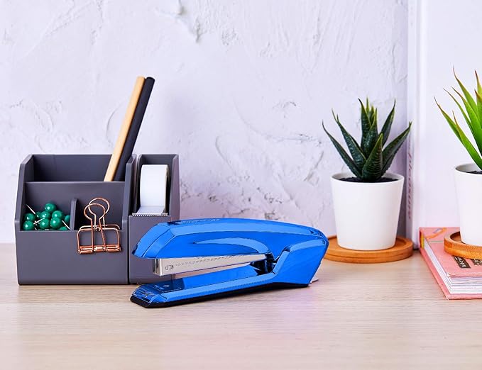 Bostitch Office Ascend 3 in 1 Stapler, 20 Sheet Capacity, Integrated Remover & Staple Storage, 420 Staples Included, Lightweight
