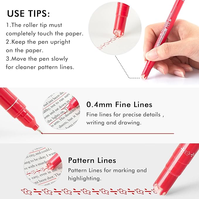 10 Colors Curve Highlighter Pens Set, 10 Different Shapes Dual Tip Markers, Cool Pens for Journal Planner Scrapbook Art Office School Supplies for Kids Adults