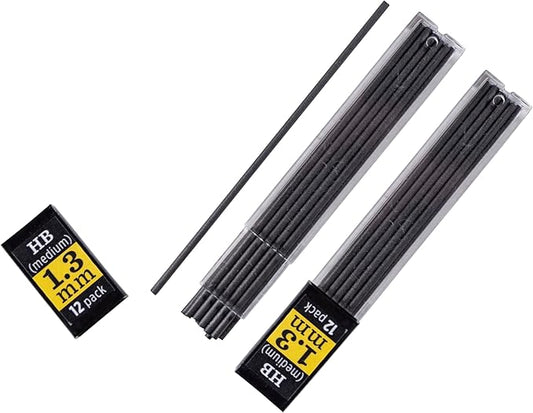 Rite in the Rain Medium (HB) 1.3mm Mechanical Pencil Lead Refills, 24-pack (two 12-packs) (No. 15BR)