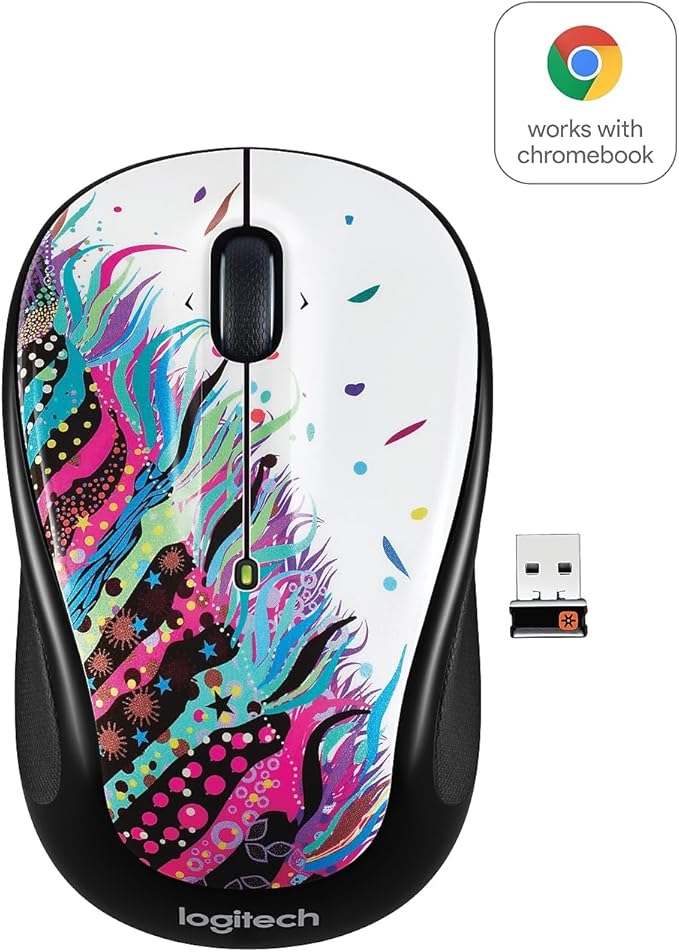 Logitech Wireless Mouse M325 (Celebration Black)