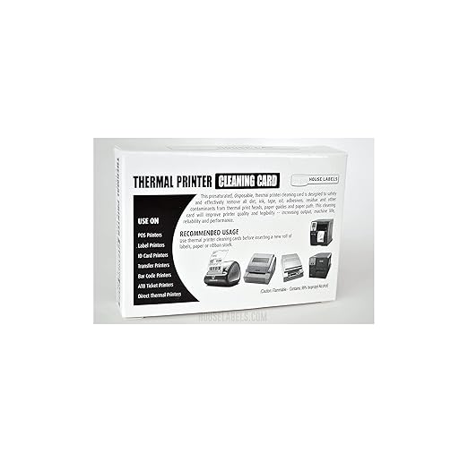DYMO LabelWriter Label Maker Cleaning Card 10 Count