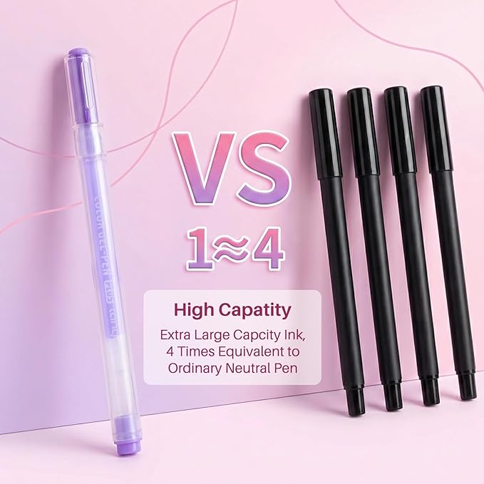 36 Colors 3D Acrylic Gel Pens for Coloring, 1mm Bullet Tip Acrylic Ink Pen for Adult Coloring Marker Paint Pens for Black Paper, Drawing, Fabric, DIY Projects, Art Crafts Supplies