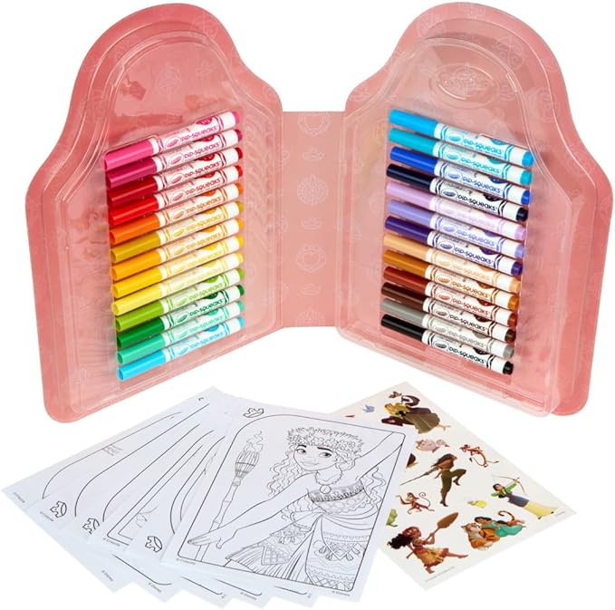 Crayola Disney Princess Color & Activity Set, 20 Princess Coloring & Stickers - 040769