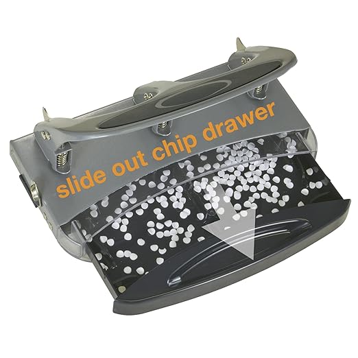 Office Depot Deluxe 3-Hole Heavy-Duty Punch, 10100