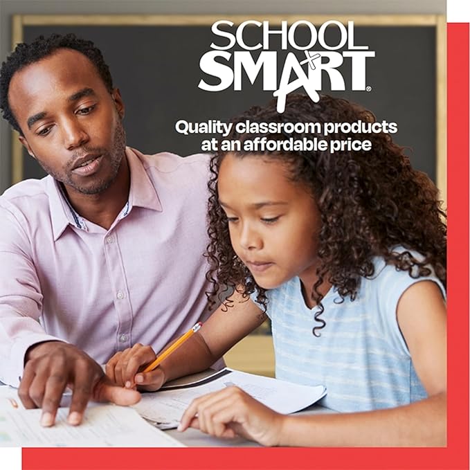 School Smart Zaner-Bloser Writing Paper, Handwriting Practice Lined Paper, Grade 3 Learning, 1/2 Inch Rule, 8 x 10-1/2 Inches, 500 Sheets